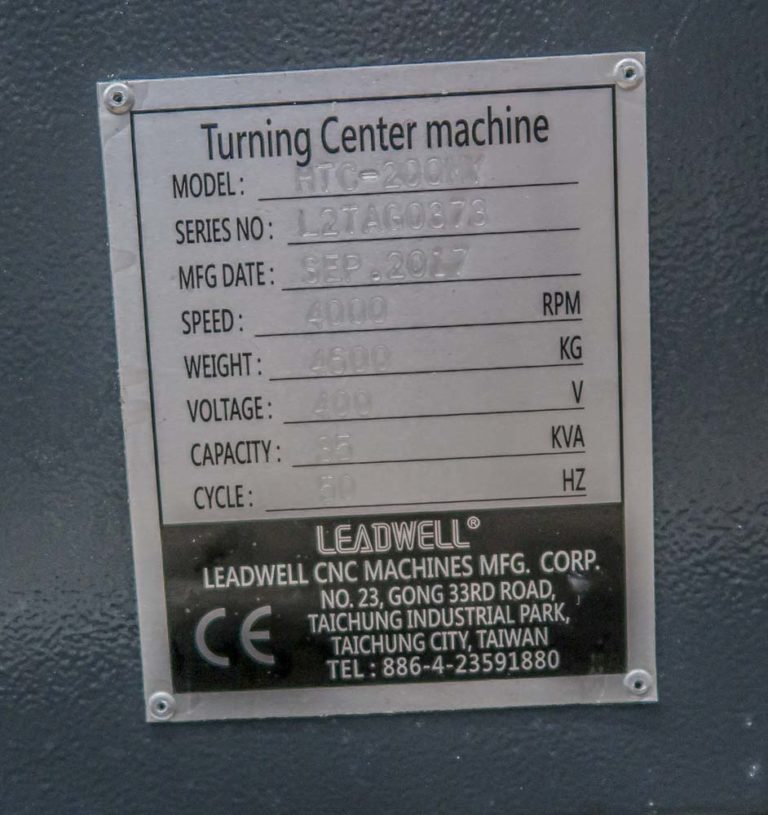 LEADWELL HTC200MY 14