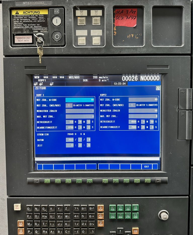 MORI SEIKI NT4300/1500SZ (LAT0262) - 3axis Group